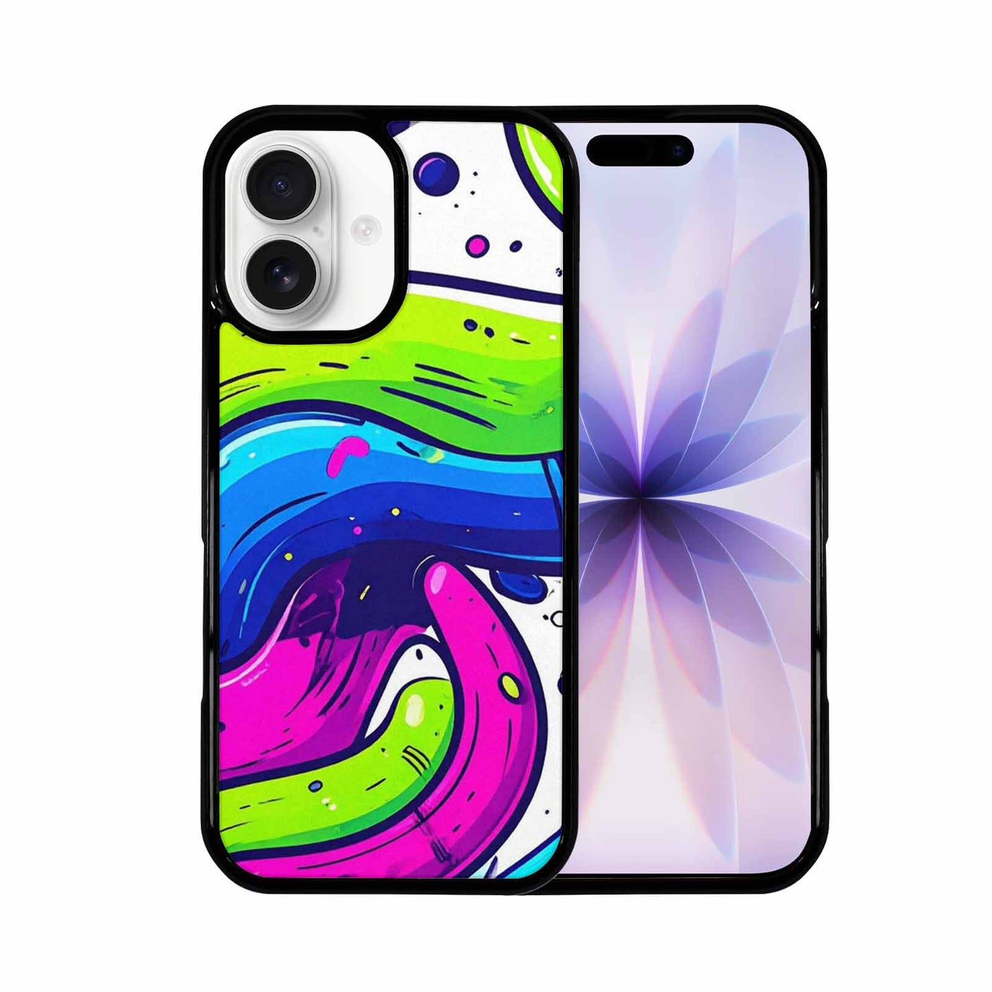 iPhone 17 Case — Acid Wash Cartoon Tie Dye, Original Design Phone Case