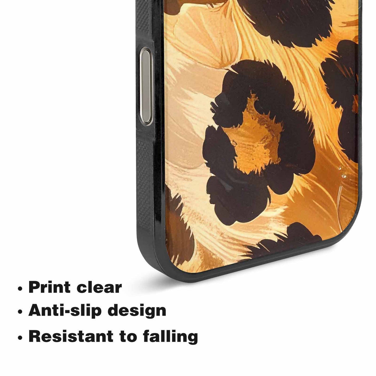 iPhone 16 Pro Case — Leopard Soft Airbrush Gradient, Custom Phone Case