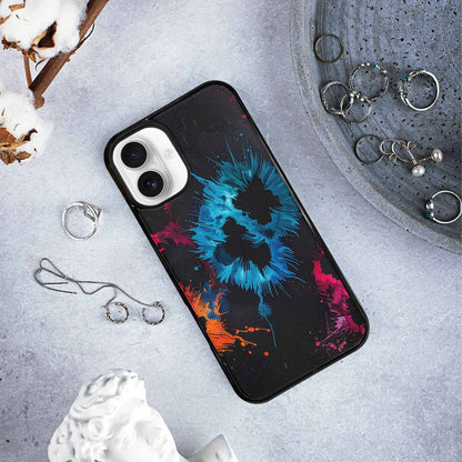 iPhone 16 Plus Case — Dark Animal Print, Personalized Phone Case
