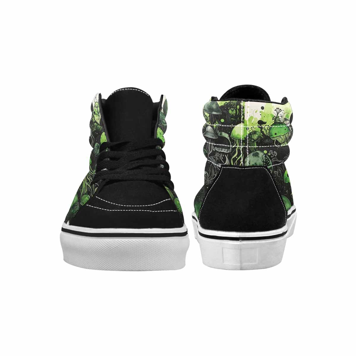 MEN'S Sea Creature Burst High Top Canvas Surreal Custom Shoes