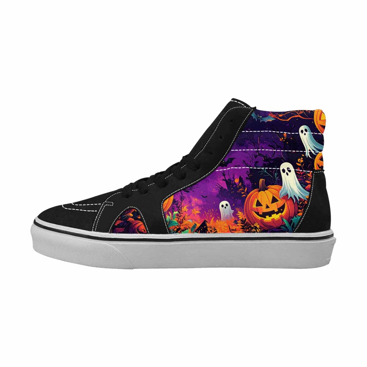 WOMEN'S Halloween Print High Top Canvas Dreamcore Custom Sneakers