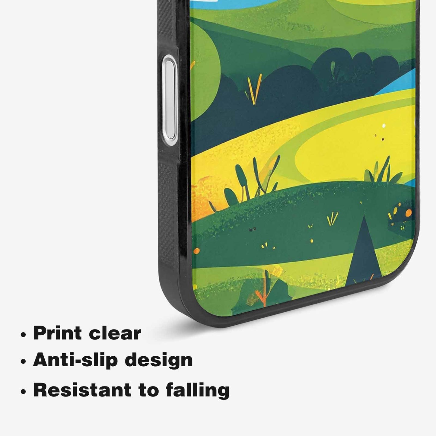 iPhone 16 Plus Case — Golf Cartoon Art Pattern, Personalized Phone Case