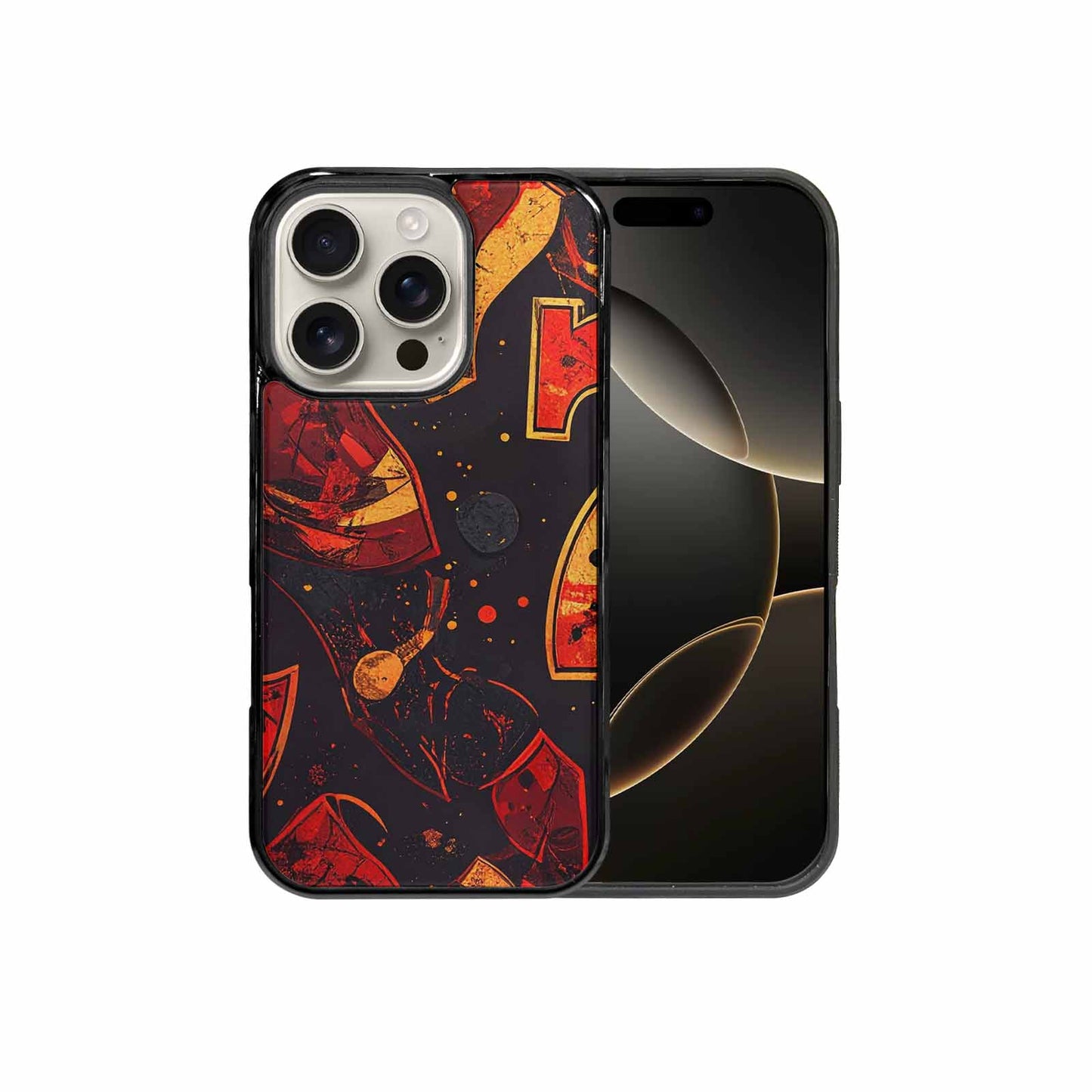 iPhone 16 Pro Case — Dice And Casino Pattern Seamless Repeat, Custom Phone Case