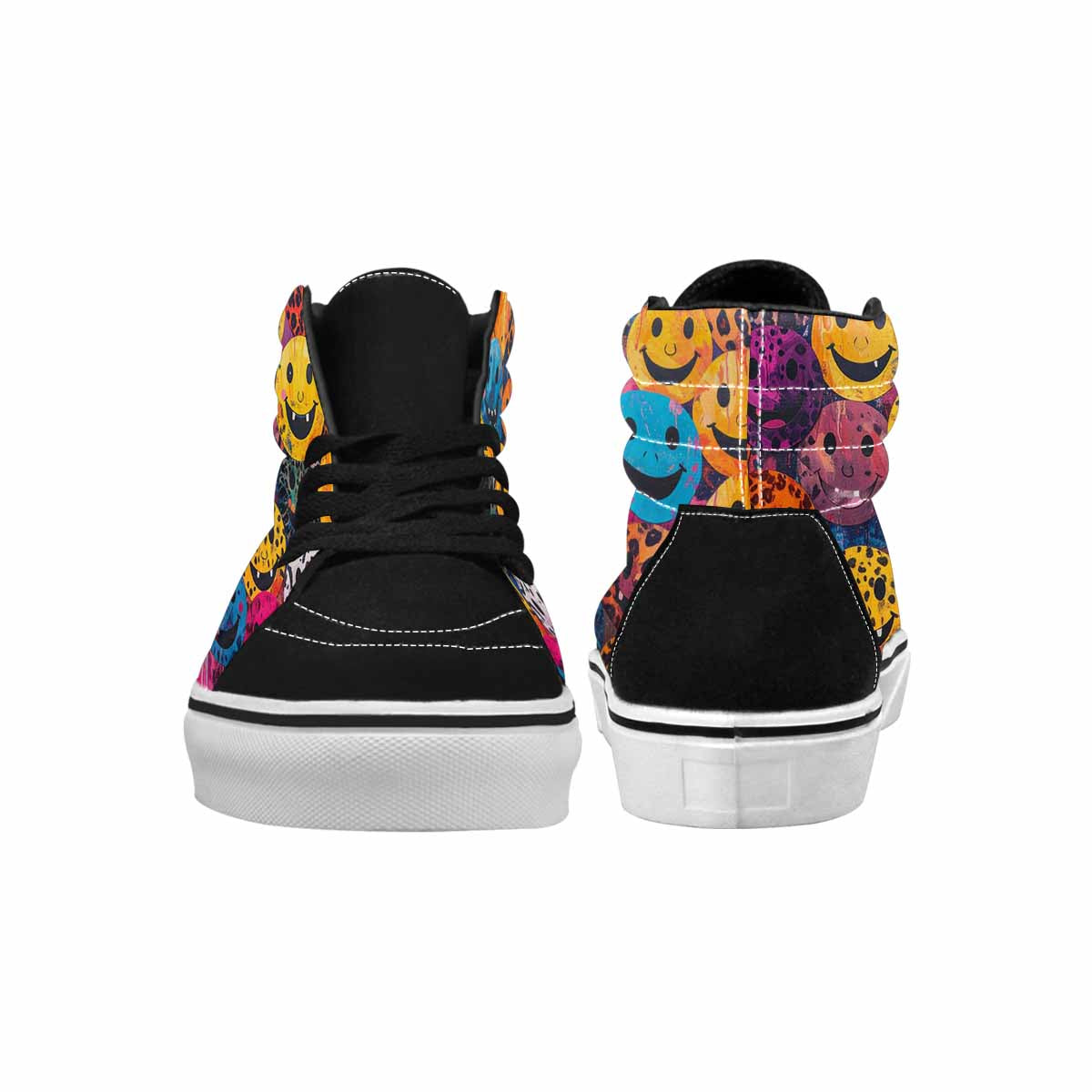 MEN'S Smiley Faces High Top Canvas Dreamcore Shoes