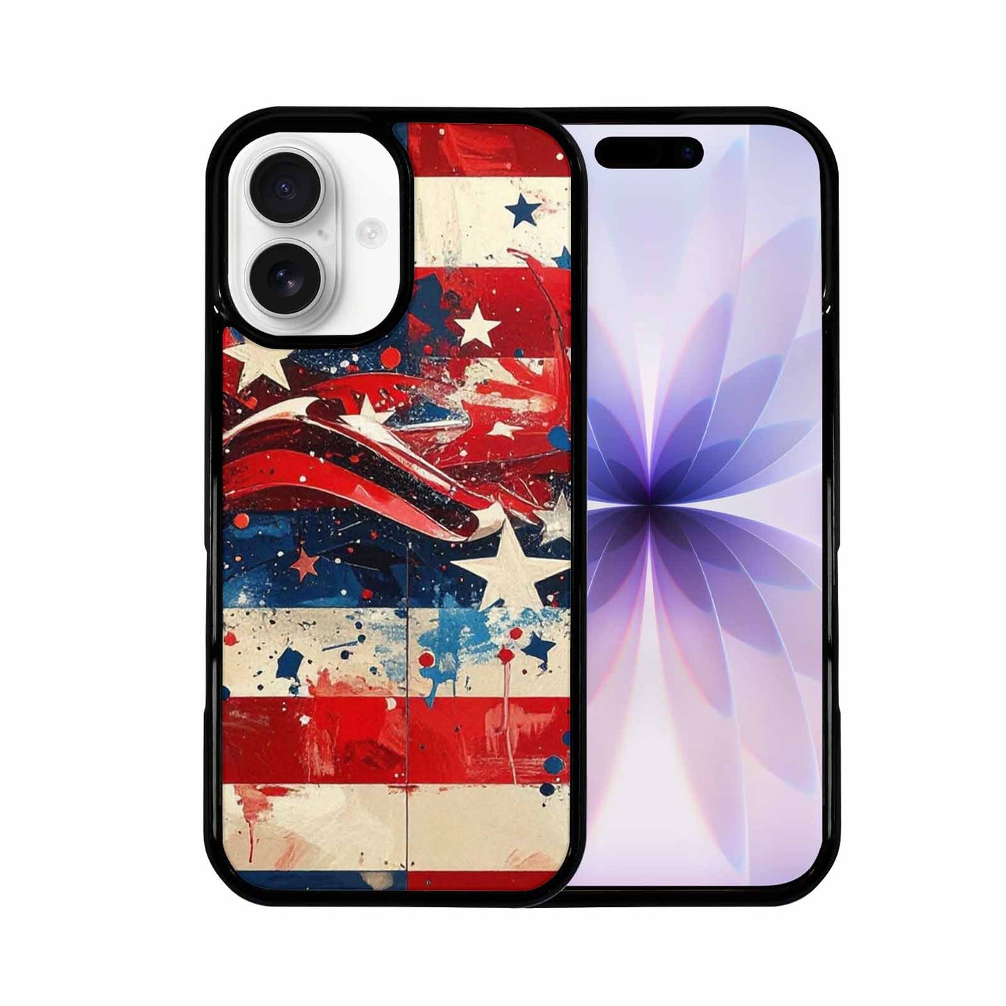 iPhone 17 Case — Patriotic Stars And Stripes Galaxy Space, Custom Made Phone Cover