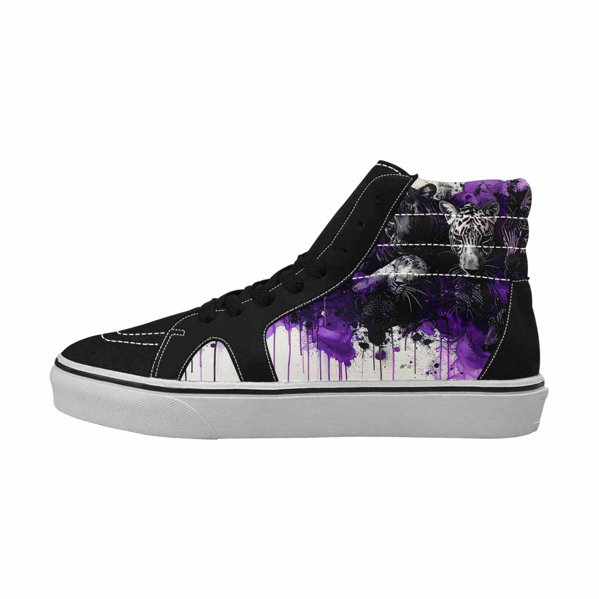 MEN'S Animal Print High Top Canvas Grunge Shoes