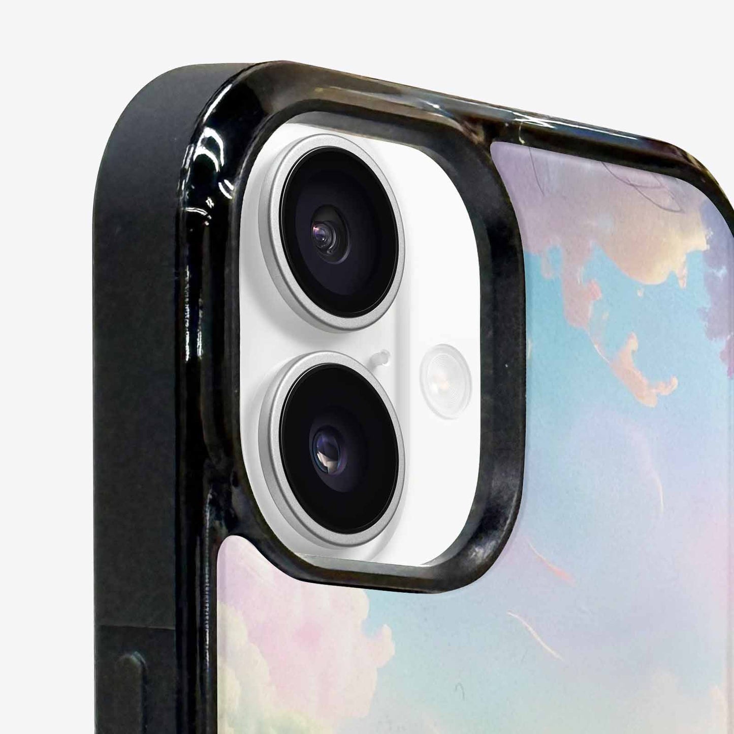 iPhone 16 Case — Surrealist Dreamscape Illustration Pattern, Custom Print Case Cover