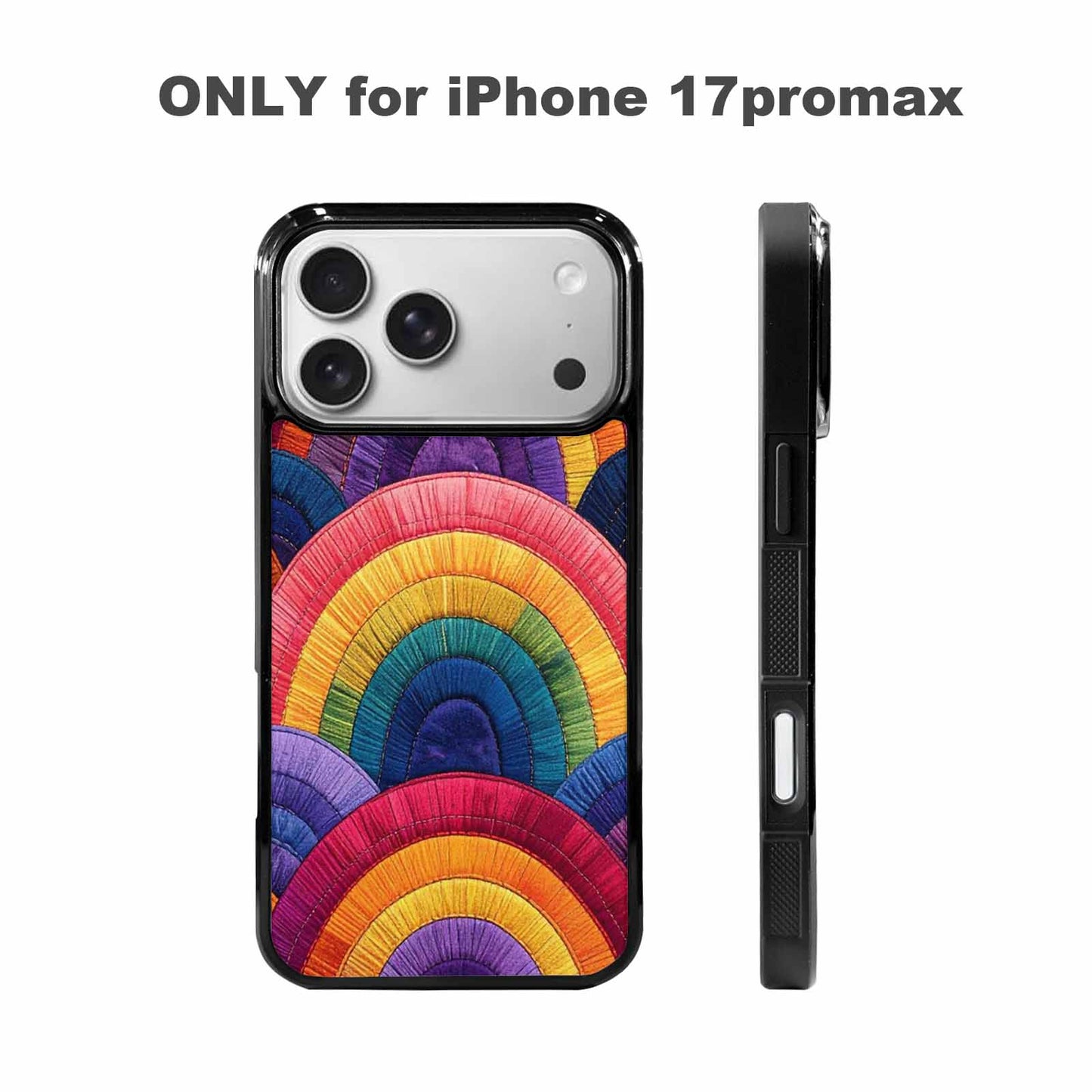 iPhone 17 Pro Max Case — Vivid Camo Rainbow Camo, Original Design Phone Case