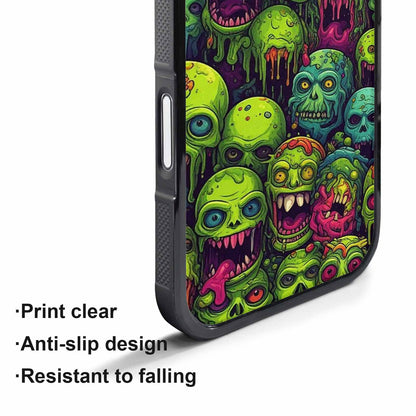 iPhone 17 Pro Case — Toxic Radioactive Creature Pattern Hundreds Original, Unique Phone Case Design