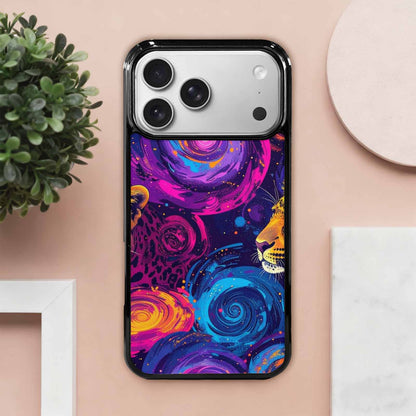 iPhone 17 Pro Max Case — Leopard Print Galaxy Seamless Animal Print, Customized Protective Case
