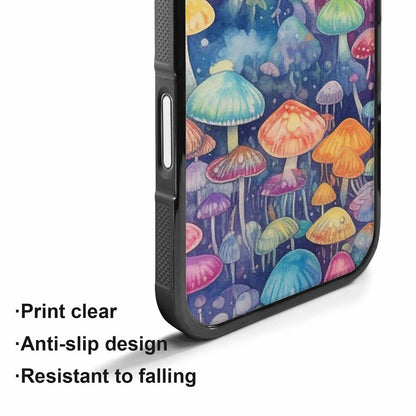 iPhone 17 Case — Mushrooms Tie Dyemushrooms Pat Tie Dye, Unique Phone Case Design