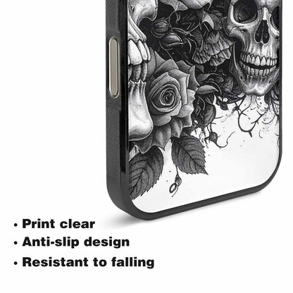iPhone 16 Pro Max Case — Skull Gothic Art Dark Original, Custom Designed Case Cover