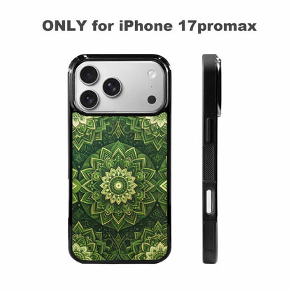 iPhone 17 Pro Max Case — Small Mandala Pattern, Randomly Floral, Original Design Phone Case