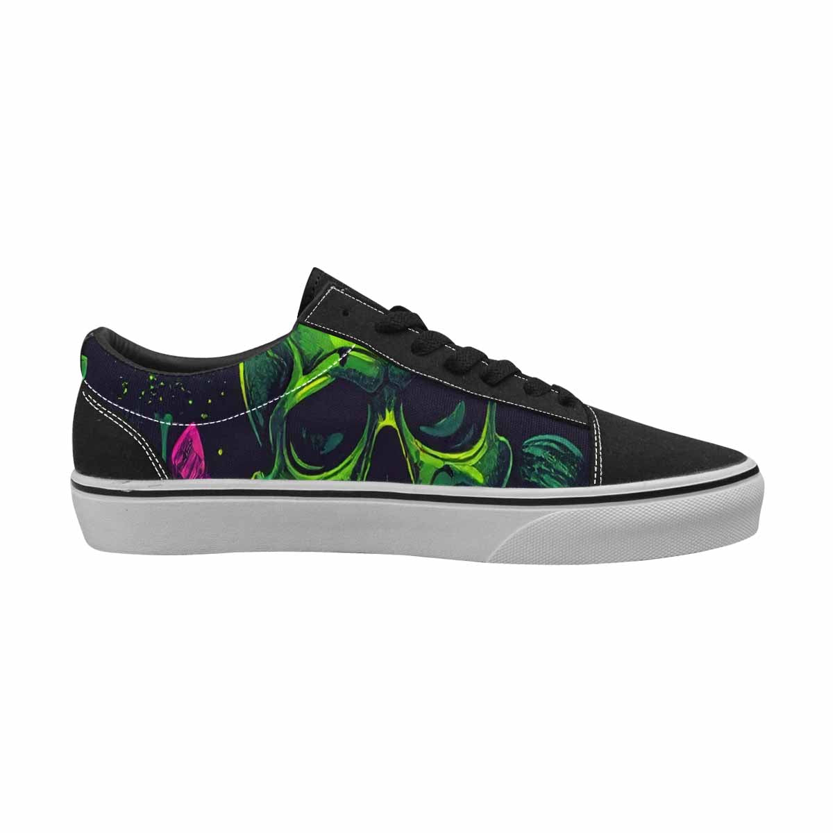 WOMEN'S More Overlapping Ontop Each Lace-Up Canvas Vibrant Chaos Sneakers