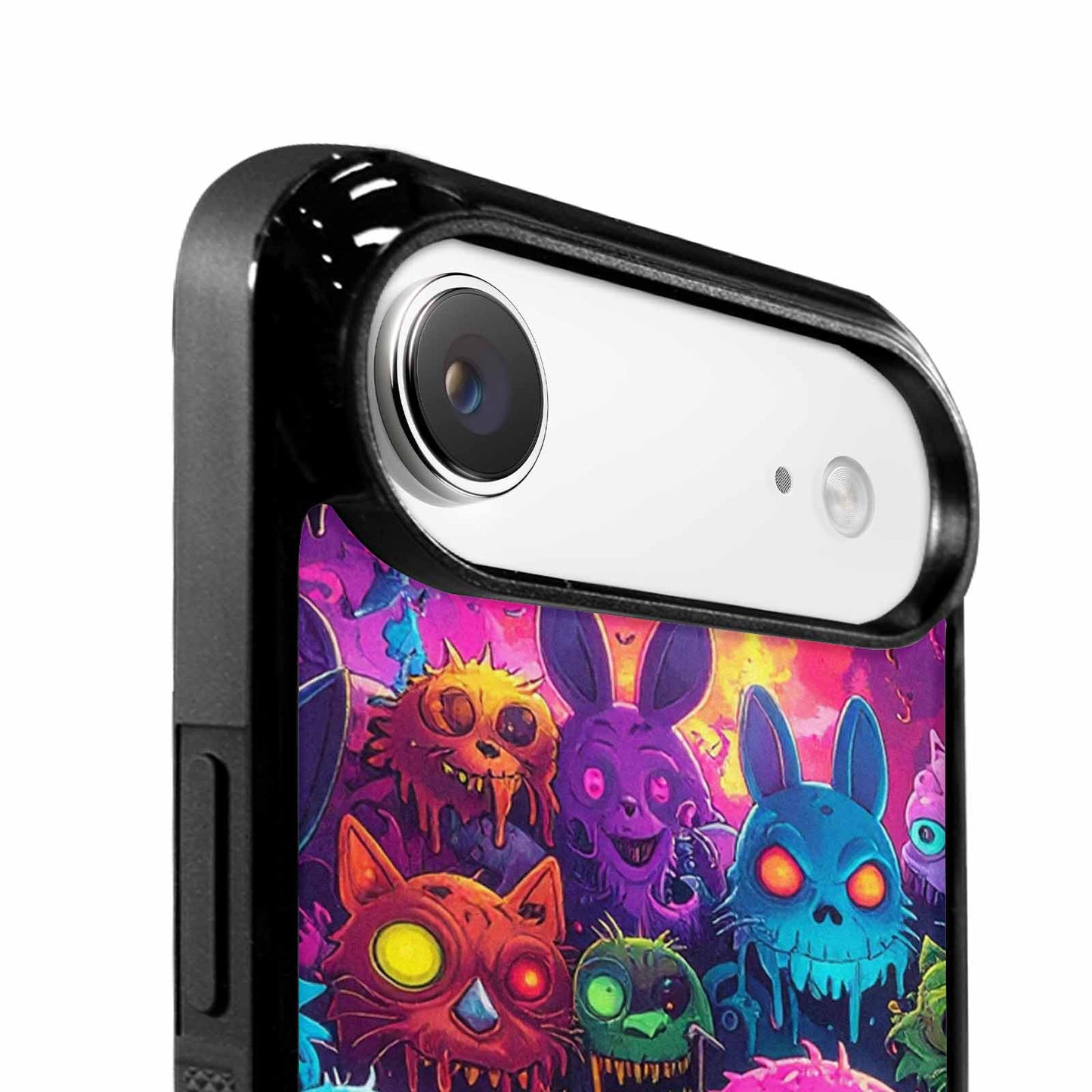 iPhone 17 Air Case — Mixed Toxic Glow Creature Pattern Cartoon, Custom Printed Phone Case