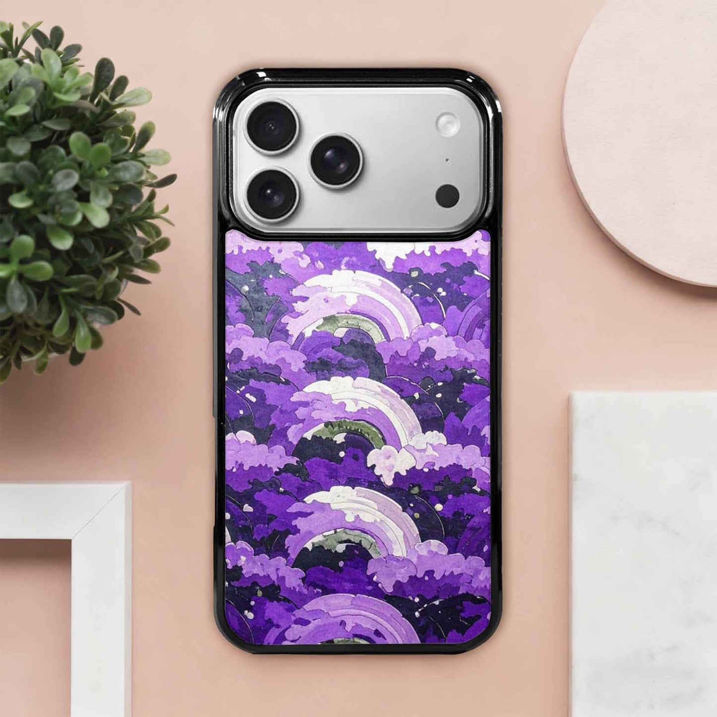 iPhone 17 Pro Max Case — Vivid Camo Genderqueer Camo, Customized Protective Case