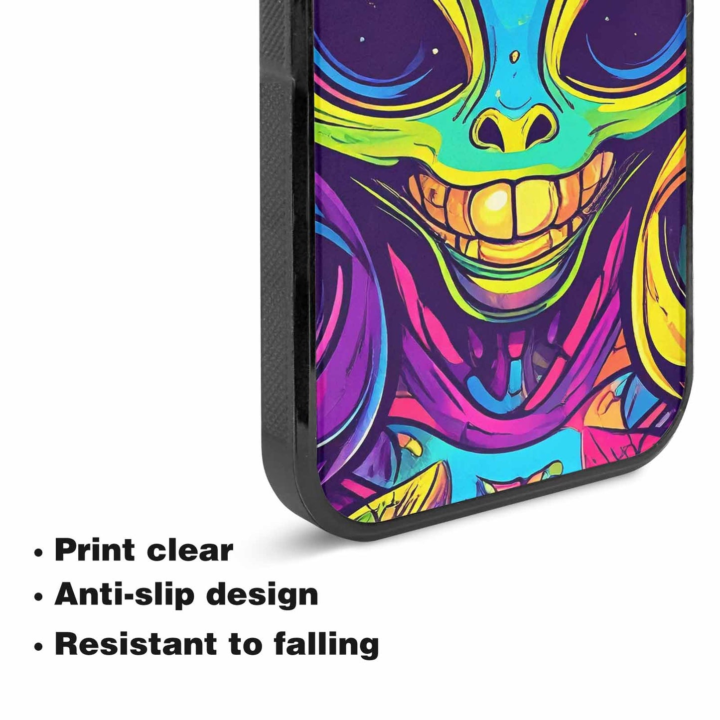 iPhone 15 Case — Alien Ufo Cartoon, Customized Protective Case