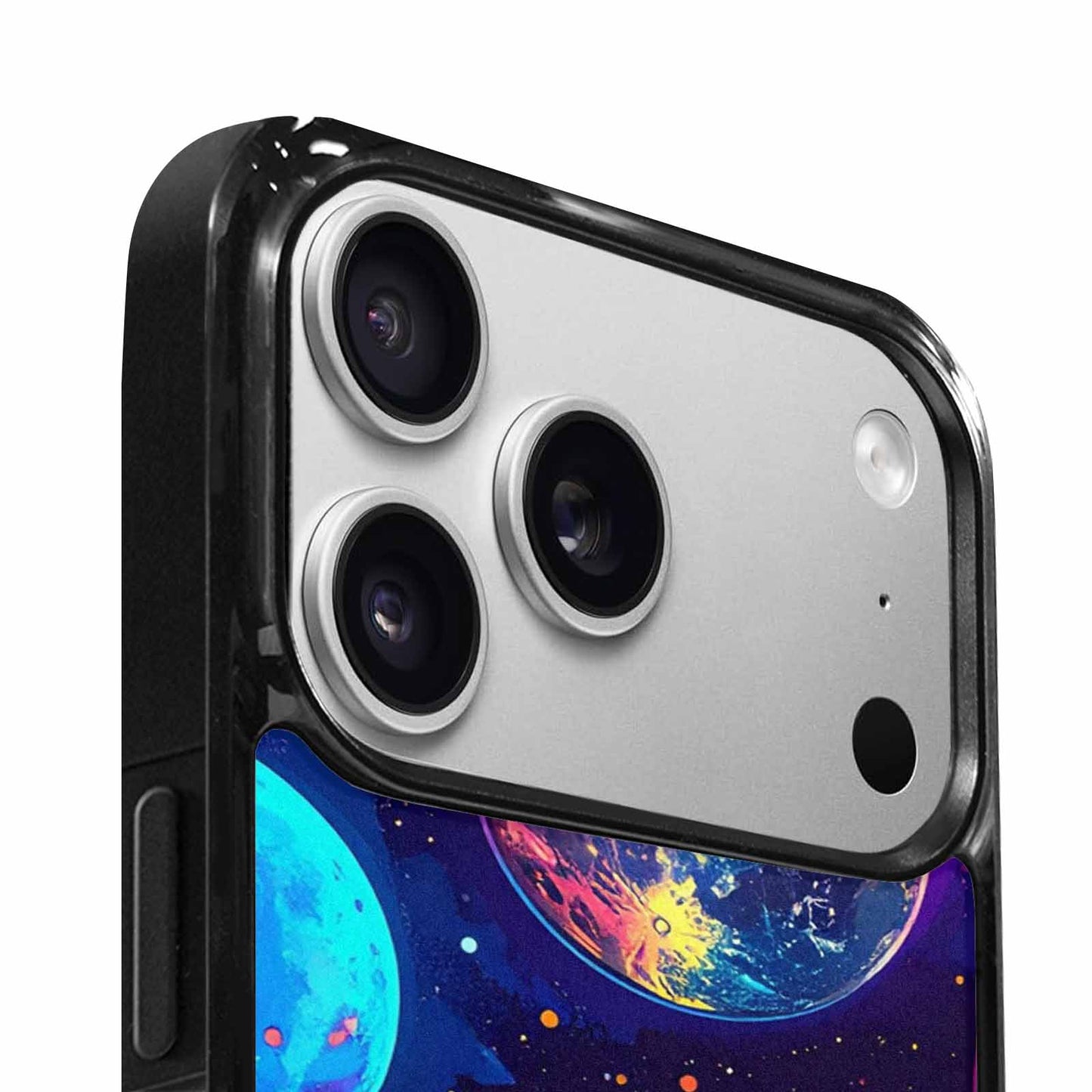 iPhone 17 Pro Max Case — Neon Winter Moon Cartoon Cute, Personalized Phone Case