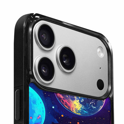iPhone 17 Pro Max Case — Neon Winter Moon Cartoon Cute, Personalized Phone Case