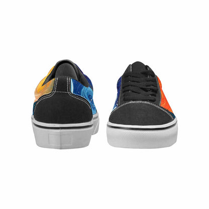 WOMEN'S Blend All Versions Canvas Lace-Up Aesthetic Sneakers