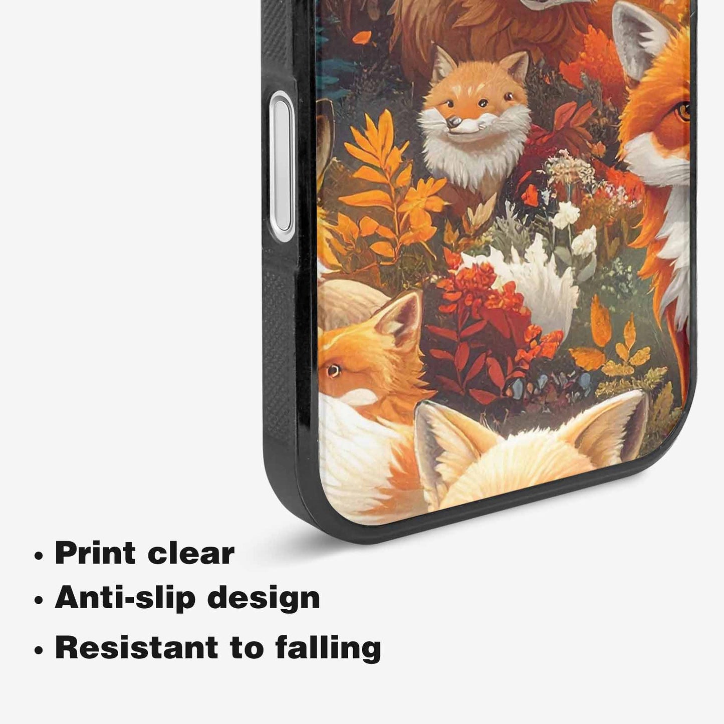 iPhone 16 Plus Case — Fox Forest Fox Forest Pattern Hundreds, Custom Art Phone Cover