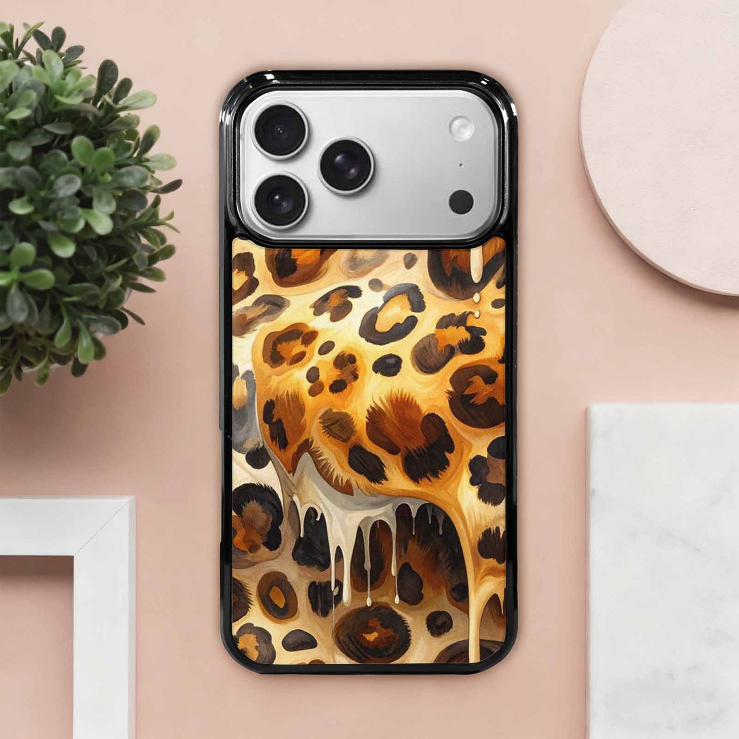 iPhone 17 Pro Max Case — Seamless Tileable Pattern Of Animal Print, Custom Printed Phone Case