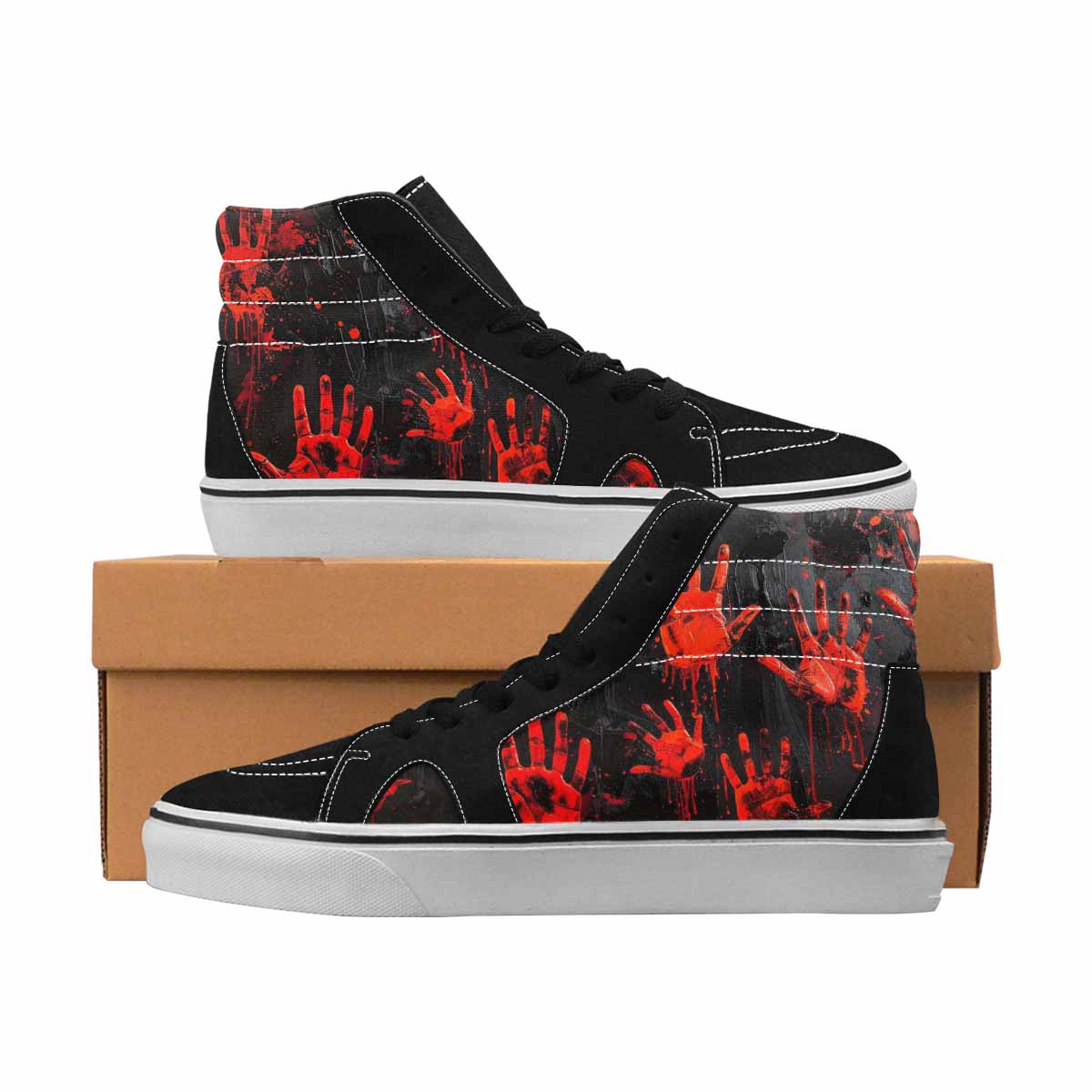 MEN'S Halloween Splatter Handprint 9 Ferion