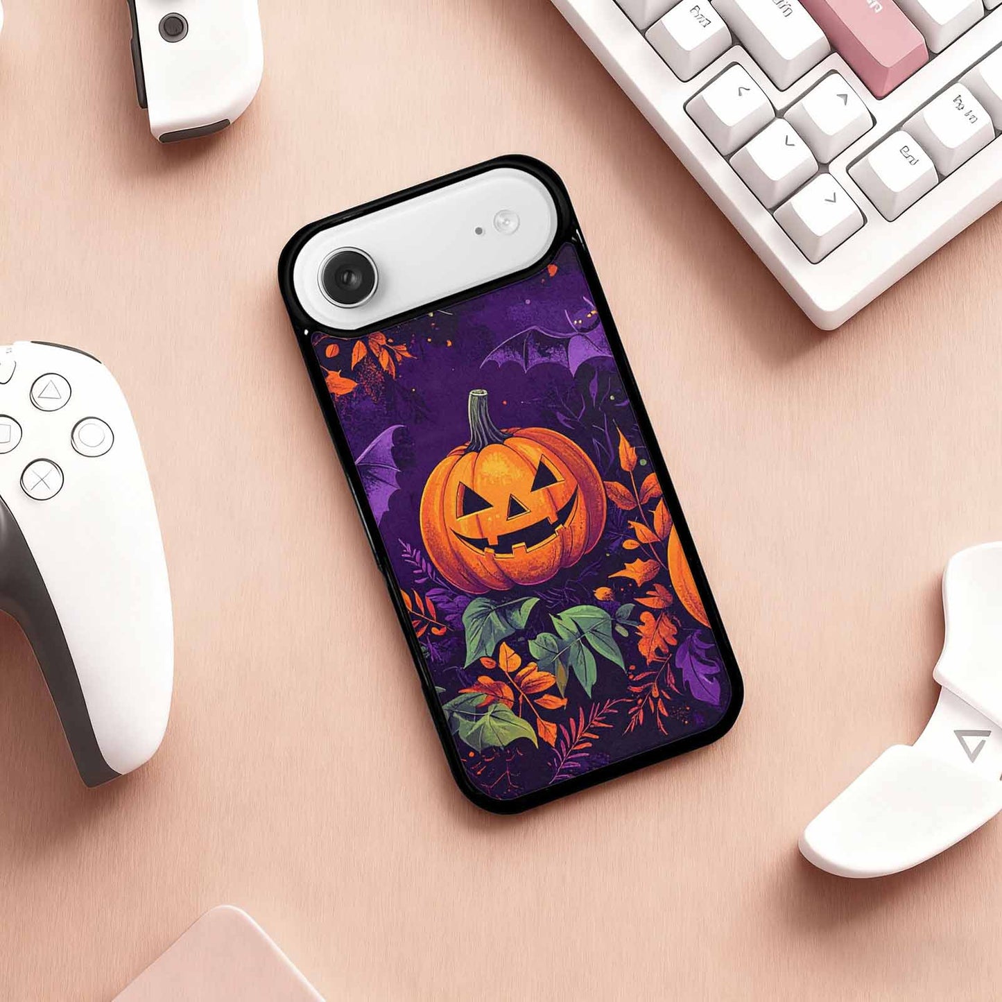 iPhone 17 Air Case — Halloween Art Print Edge To Original, Custom Art Phone Cover