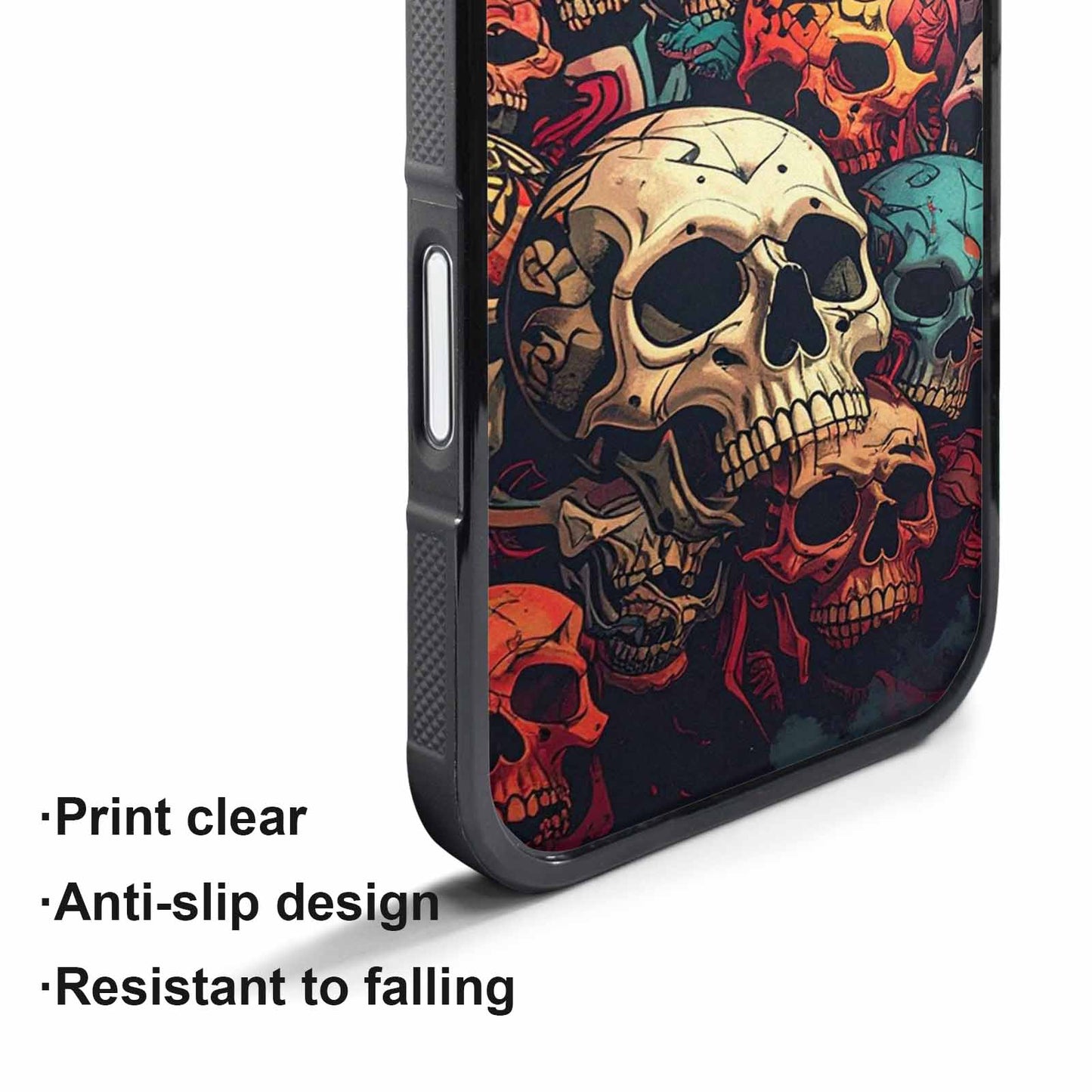 iPhone 17 Pro Case — Skull Dark Art Gothic Print Gothic, Custom Print Case Cover