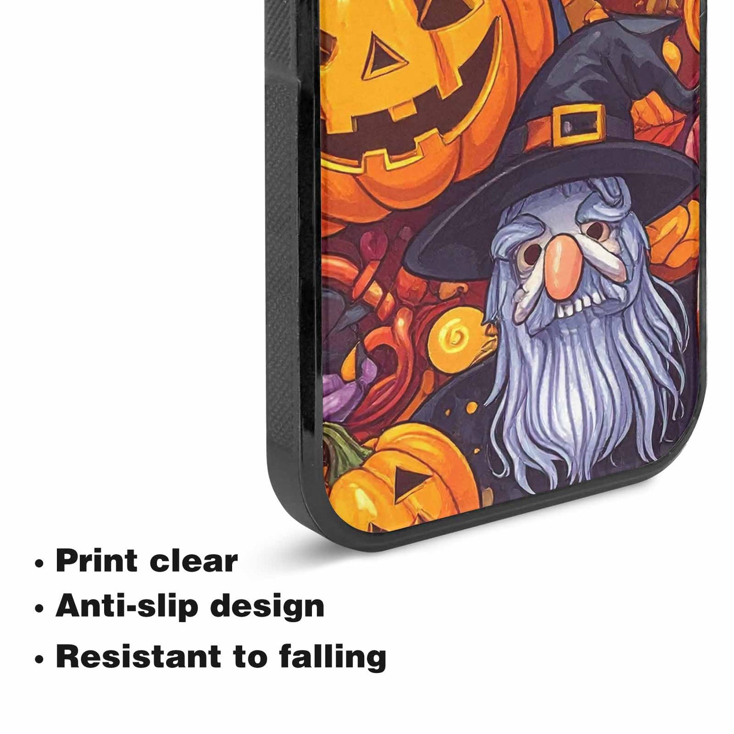 iPhone 15 Plus Case — Halloween Art Print Edge To Edge, Custom Made Phone Cover