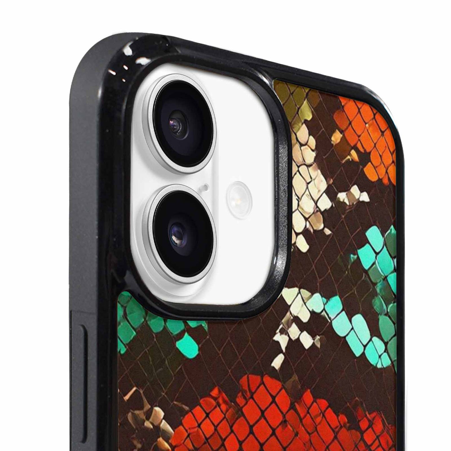 iPhone 17 Case — Snake Print Dark Seamless Animal Print, Custom Print Case Cover