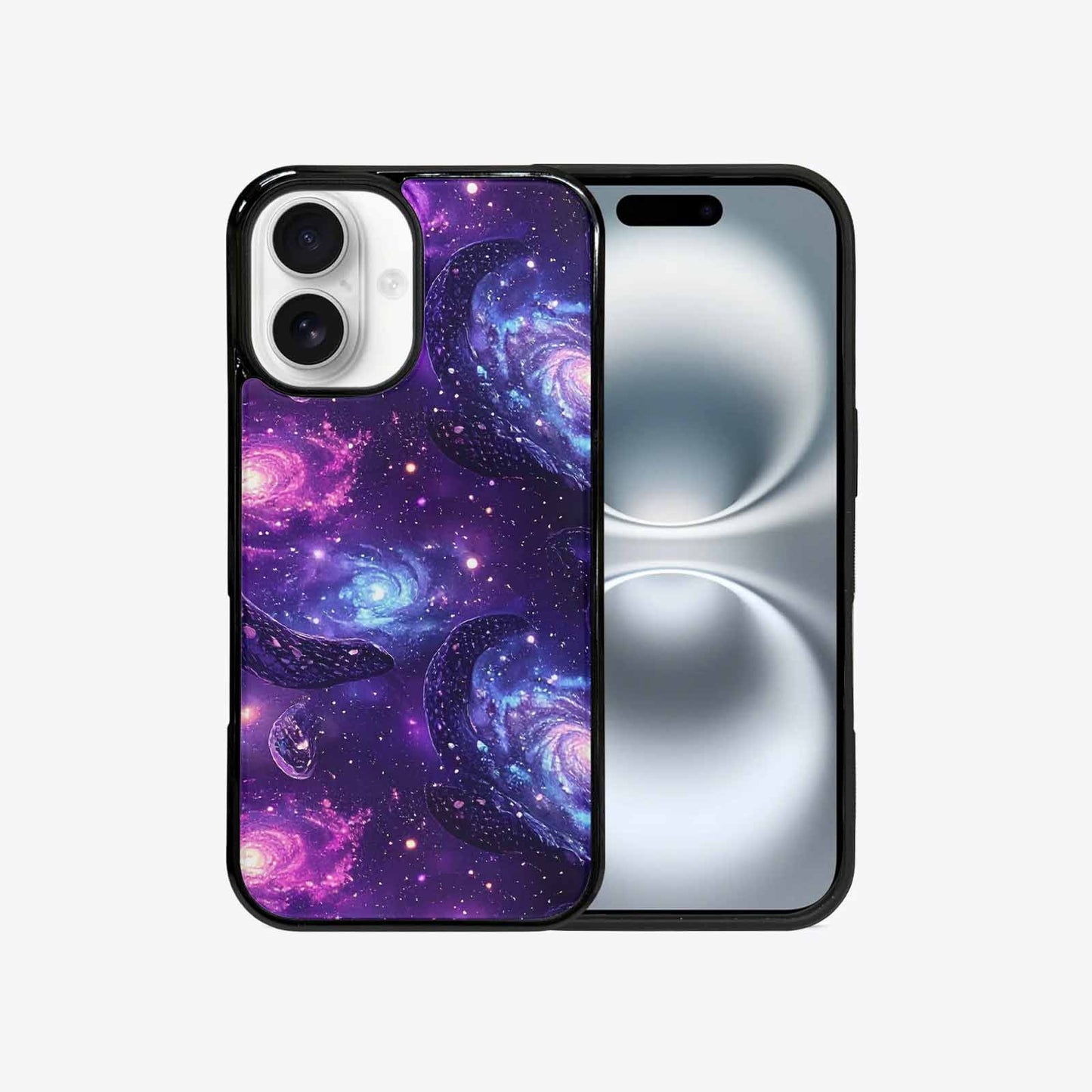 iPhone 16 Case — Galaxy Snake Print Custom, Customized Protective Case