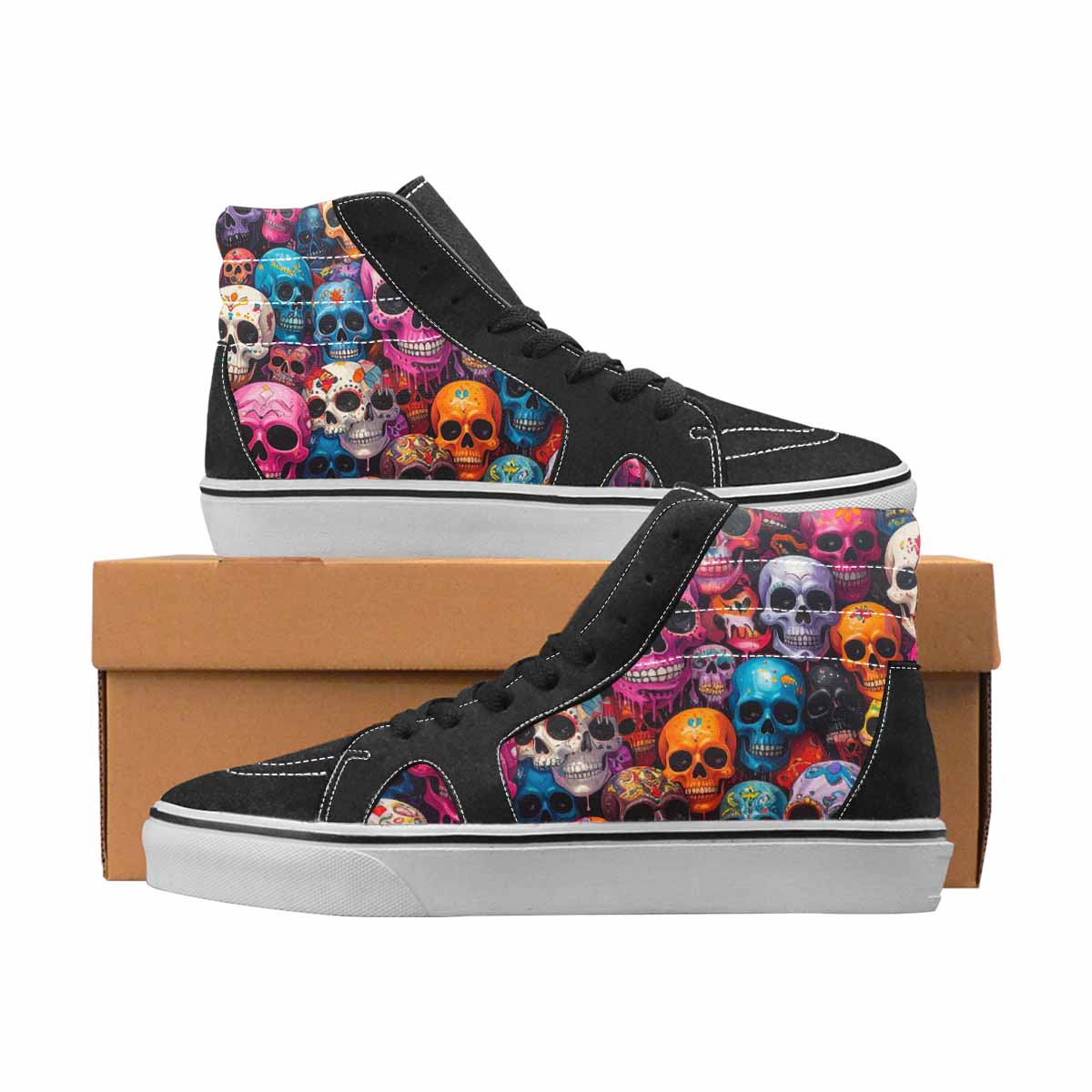 WOMEN'S Skulls High Top Canvas Streetwear Y2K Shoes