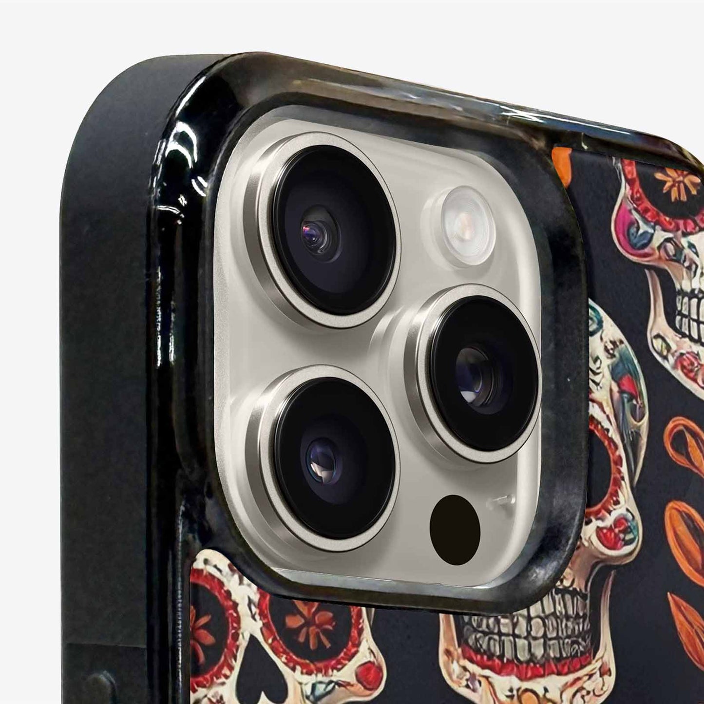 iPhone 16 Pro Max Case — Dia De Los Muertos Sugar Skull, Customized Protective Case