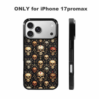 iPhone 17 Pro Max Case — Skull Dark Art Gothic Print Gothic, Personalized Phone Case