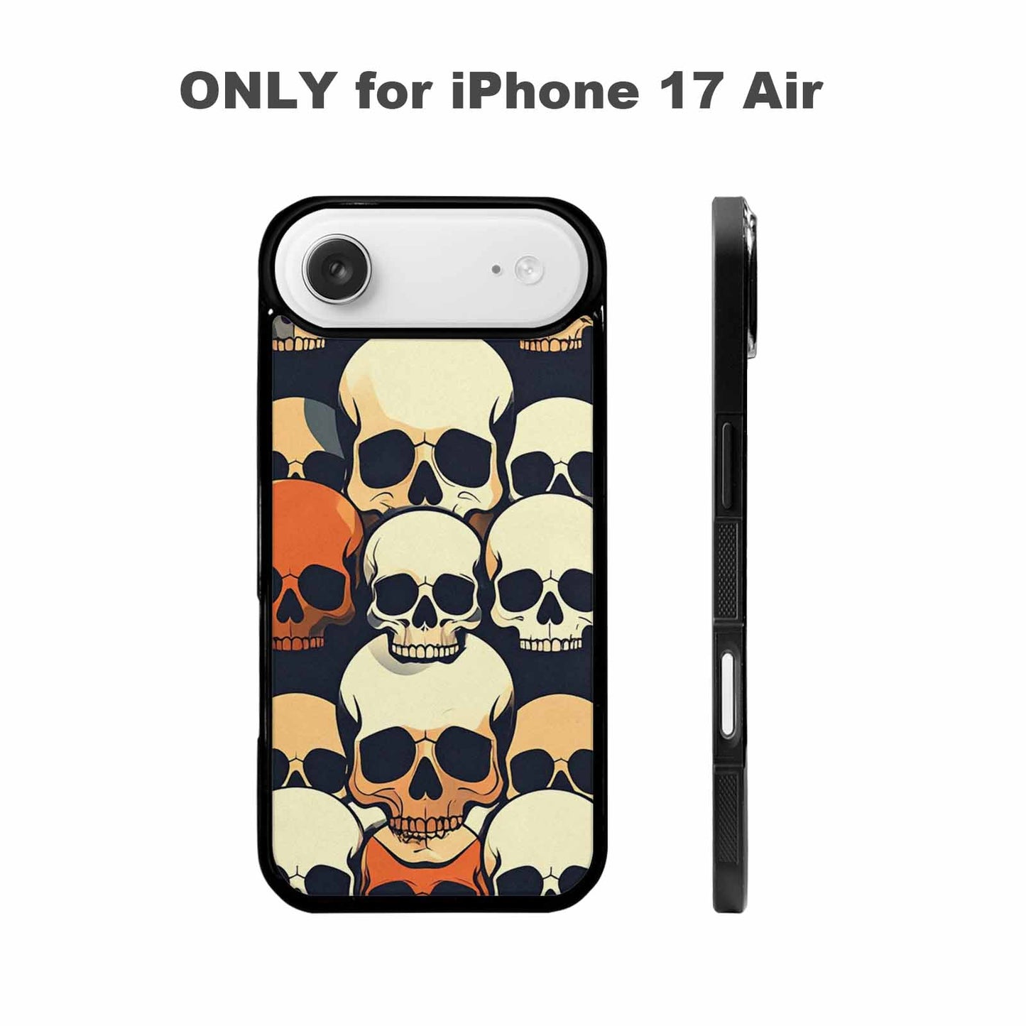 iPhone 17 Air Case — Skull Dark Art Gothic Print Gothic, Custom Phone Case