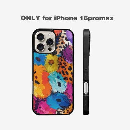 iPhone 16 Pro Max Case — Full Color Vibrantanimal Print A, Personalized Phone Case