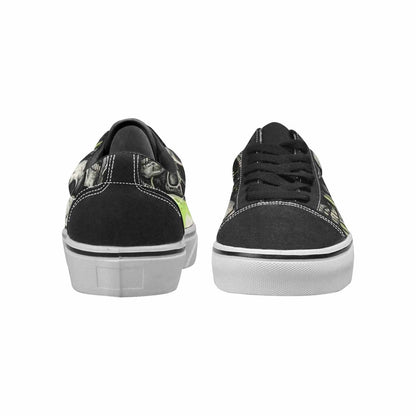 WOMEN'S Rainbow From Skull S Lace-Up Canvas Vivid Sneakers