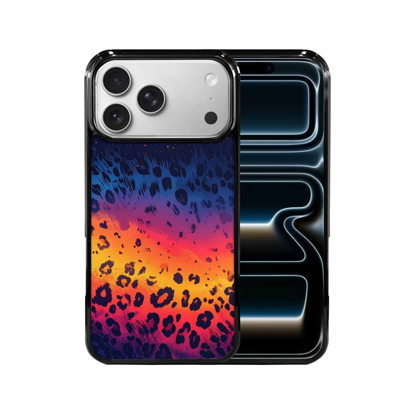 iPhone 17 Pro Max Case — Leopard Print Gradient Animal Print, Custom Printed Phone Case