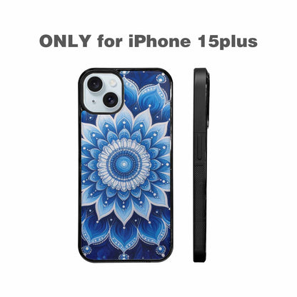 iPhone 15 Plus Case — Boho Mandala Custom, Custom Printed Phone Case