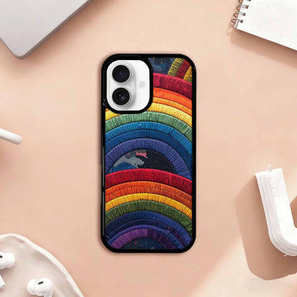 iPhone 17 Case — Vivid Camo Rainbow Camo, Custom Art Phone Cover