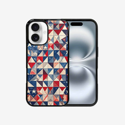 iPhone 16 Case — Small American Flag Stars And Stripes, Custom Printed Phone Case