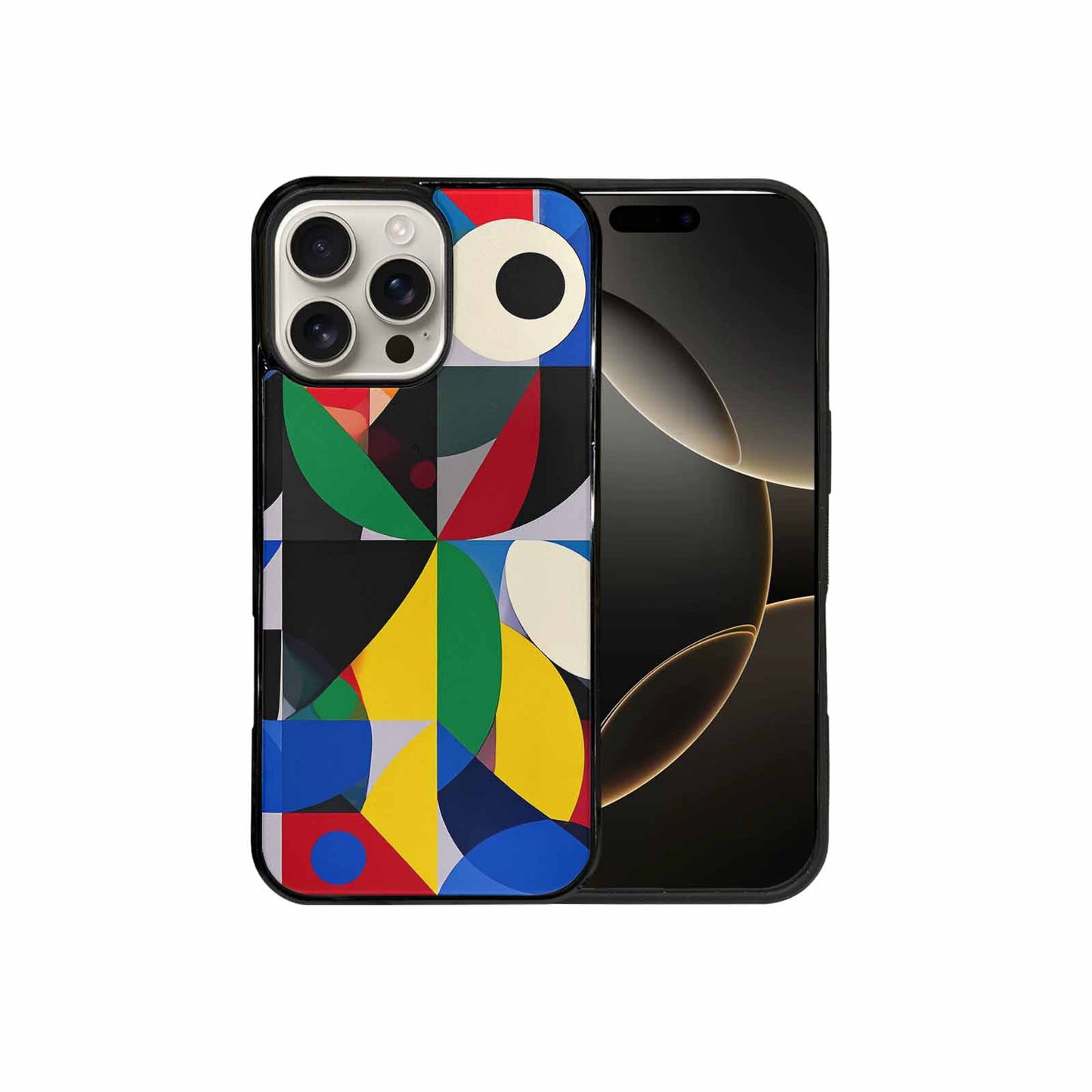 iPhone 16 Pro Max Case — 1960s Mod Cartoon Art Pattern, Custom Designed Case Cover