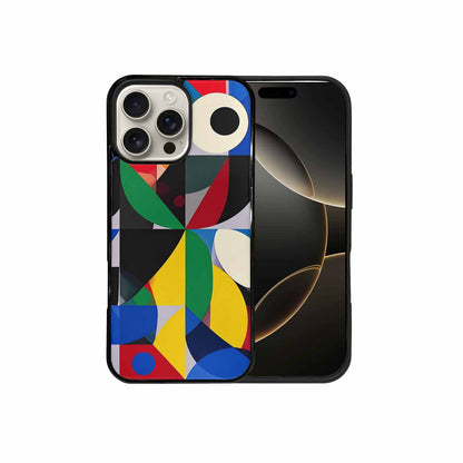 iPhone 16 Pro Max Case — 1960s Mod Cartoon Art Pattern, Custom Designed Case Cover