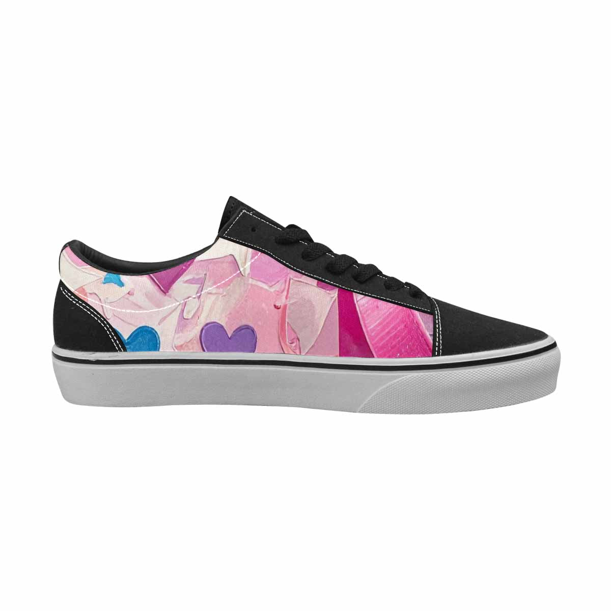 MEN'S Pride Canvas Statement Kaleidoscope Custom Streetwear Shoes