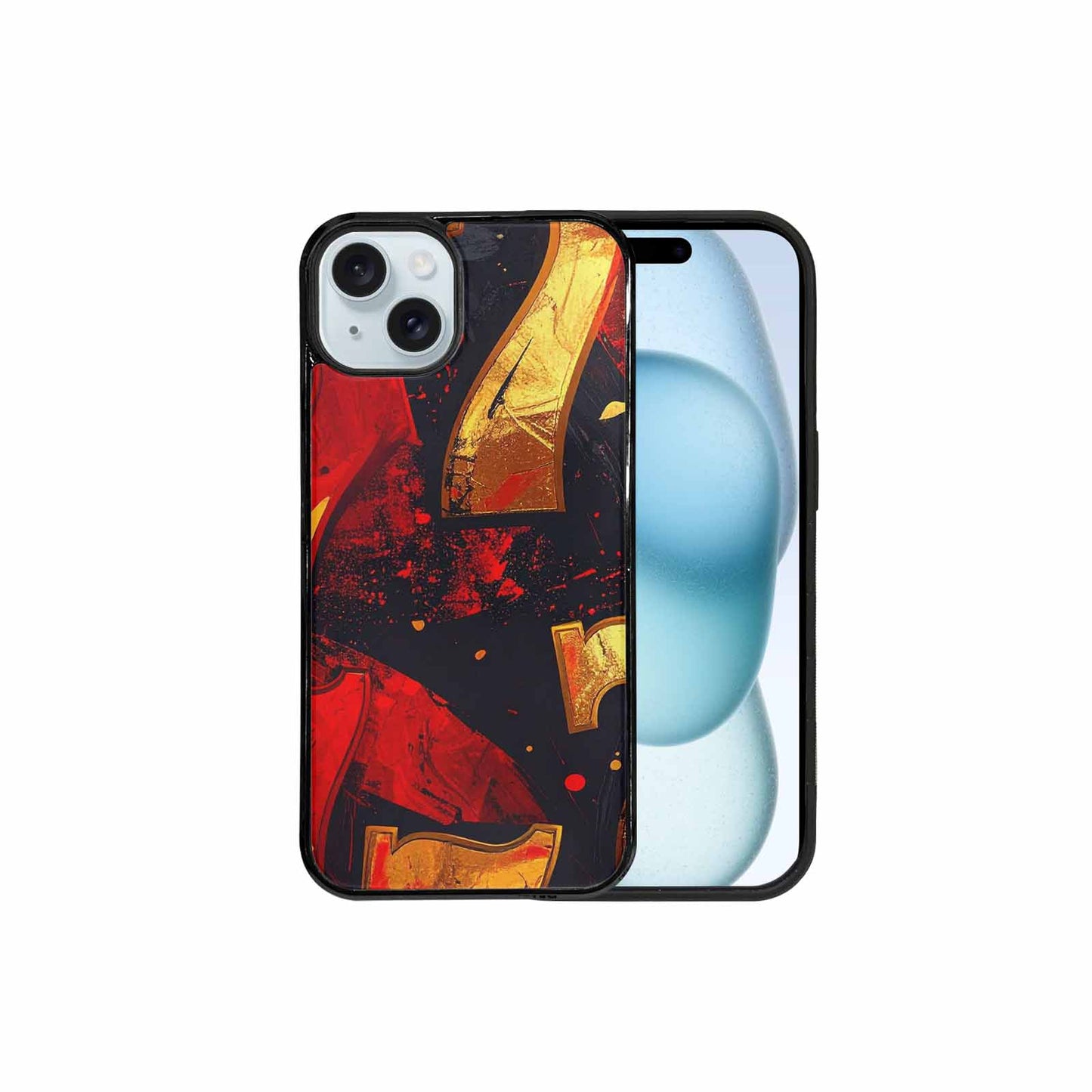 iPhone 15 Plus Case — Dice And Casino Pattern Seamless Repeat, Custom Art Phone Cover
