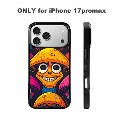 iPhone 17 Pro Max Case — Retro Mushroom Cartoon Art Retro Vintage, Personalized Phone Case