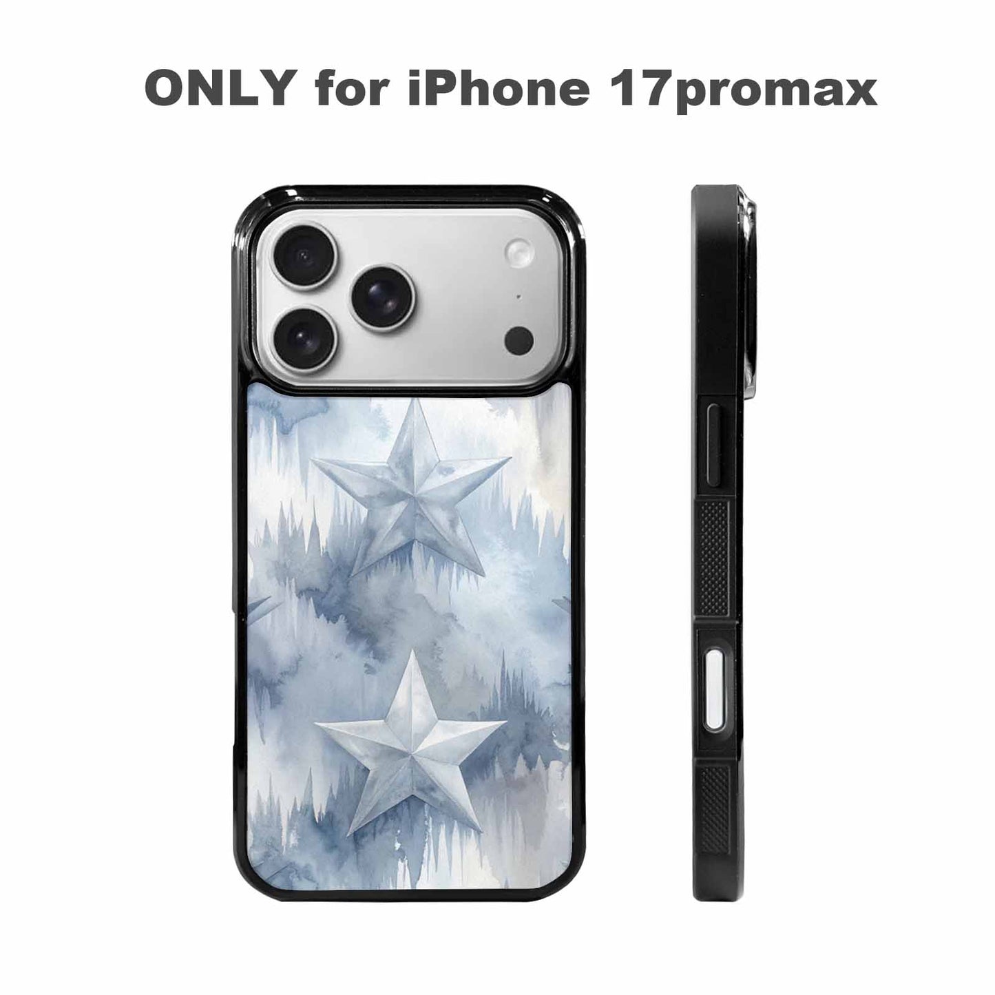 iPhone 17 Pro Max Case — Seamless Tileable Pattern Of Galaxy Space, Custom Art Phone Cover
