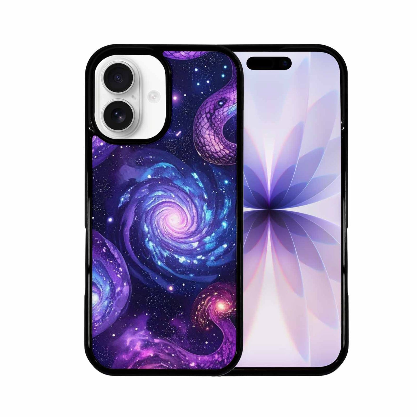 iPhone 17 Case — Snake Print Galaxy Seamless Animal Print, Custom Designed Case Cover