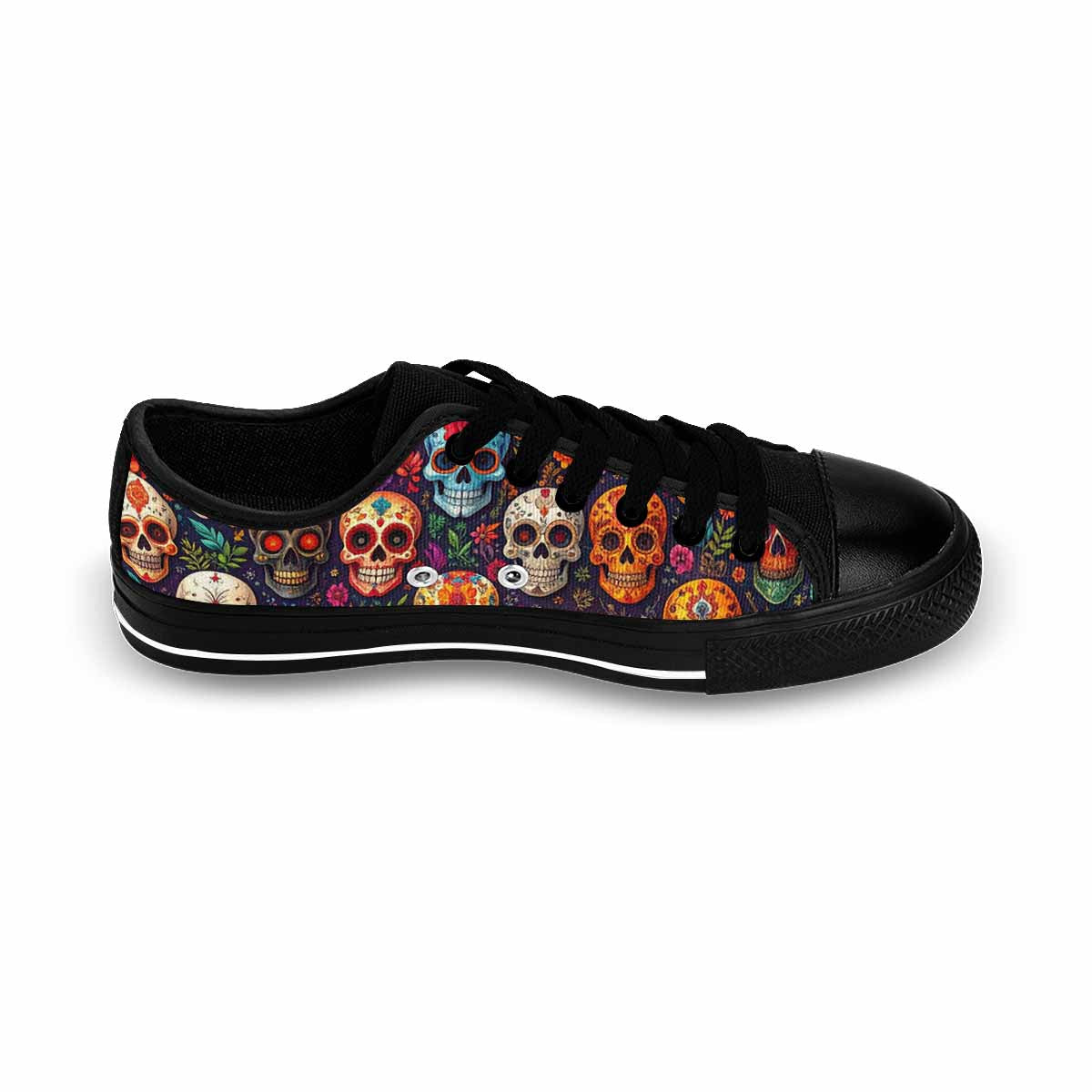 WOMEN'S Skull Canvas Y2K Custom Sneakers